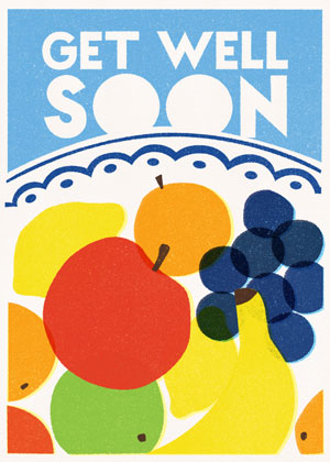 Get Well Soon: Fruit Bowl, Greeting Card by Get Well Soon  - Thumbnail